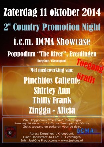 2e Country Promotion Night ft. DCMA Showcase - Powered by JustOne Productions @ Poppodium The River | Everdingen | Utrecht | The Netherlands